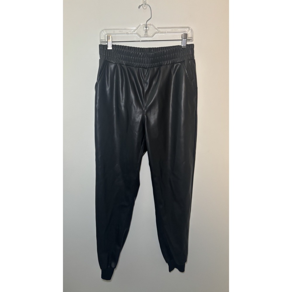 RD Style Faux Leather Pants Women Medium Pockets